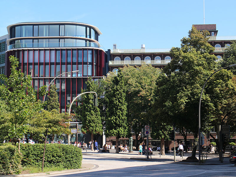 Ansicht bürohaus Hohe Bleichen Hamburg - Querformat